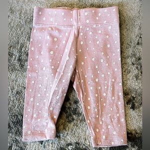 Polka dot stretch pants